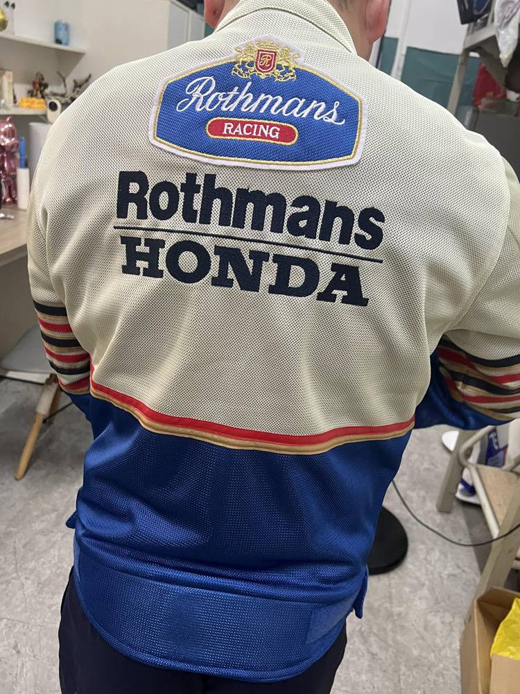 Honda Lefu Men co -branded locomotive clothing summer net eye breathable commute retro cycling jacket coat men and women