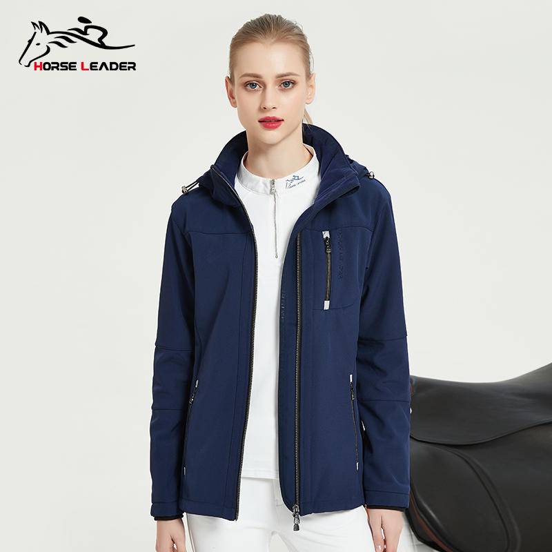 Spring and Autumn Four Seasons Equestrian Jacket Knight Equipment Thicked Hemperolete Jacket Female Women's Wild and Waterproof Training Services