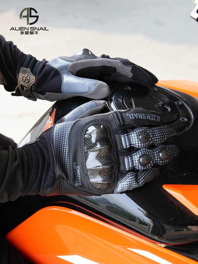 Alien snail gloves T1T2T3 motorcycle riding glove men's and women's summer net eye breathable anti -falling locomotive equipment