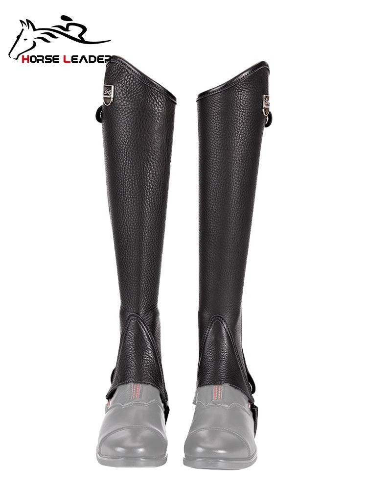 HorseLeader Equestrian Legs Equestrian Equestrian Equestnically Pacific Adult Men and Women's Leather Knight Protect
