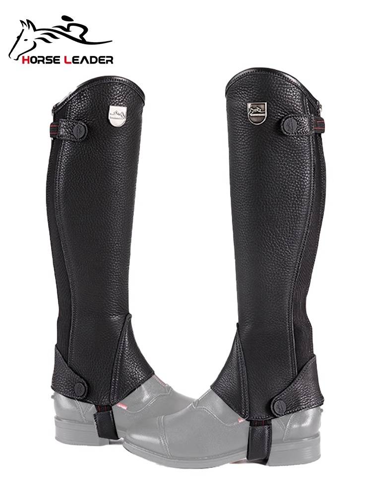 HorseLeader Equestrian Legs Equestrian Equestrian Equestnically Pacific Adult Men and Women's Leather Knight Protect