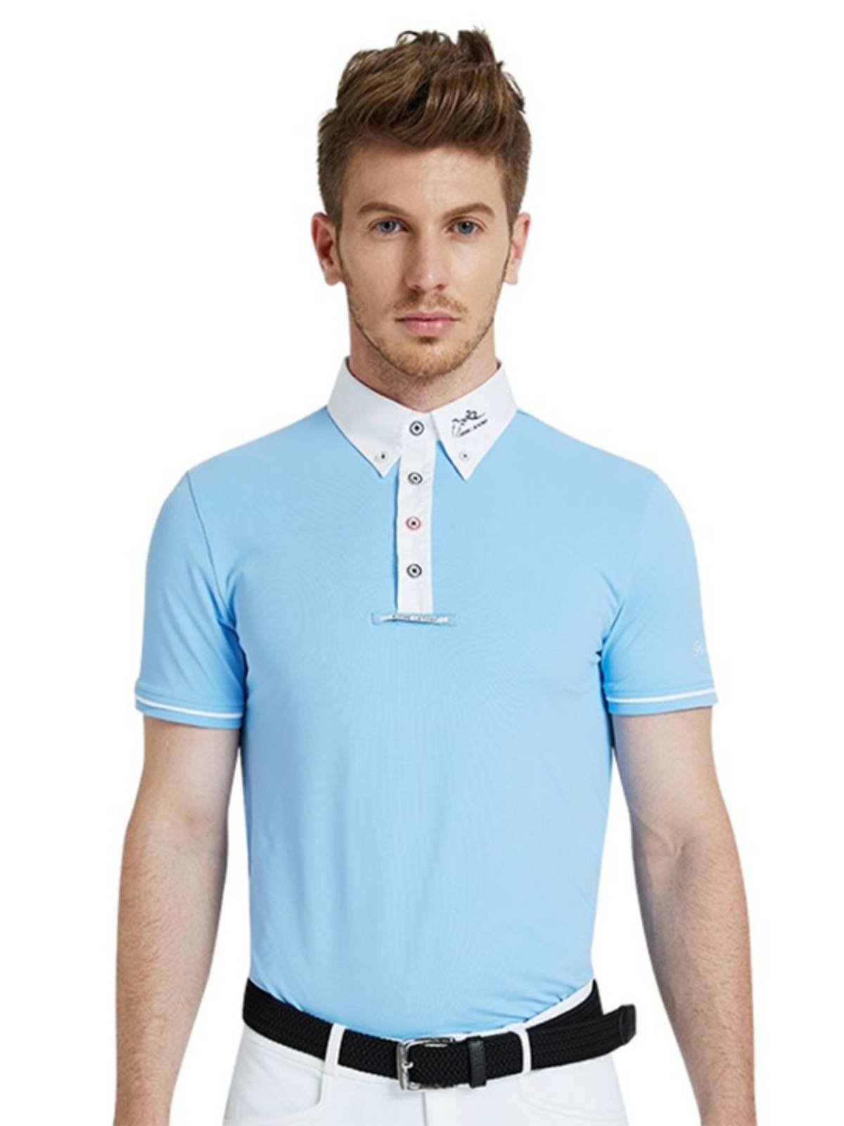 HorseLeader Equestrian short -sleeved T -shirt in summer thin equestrian clothing male knight clothing ride riding equipment