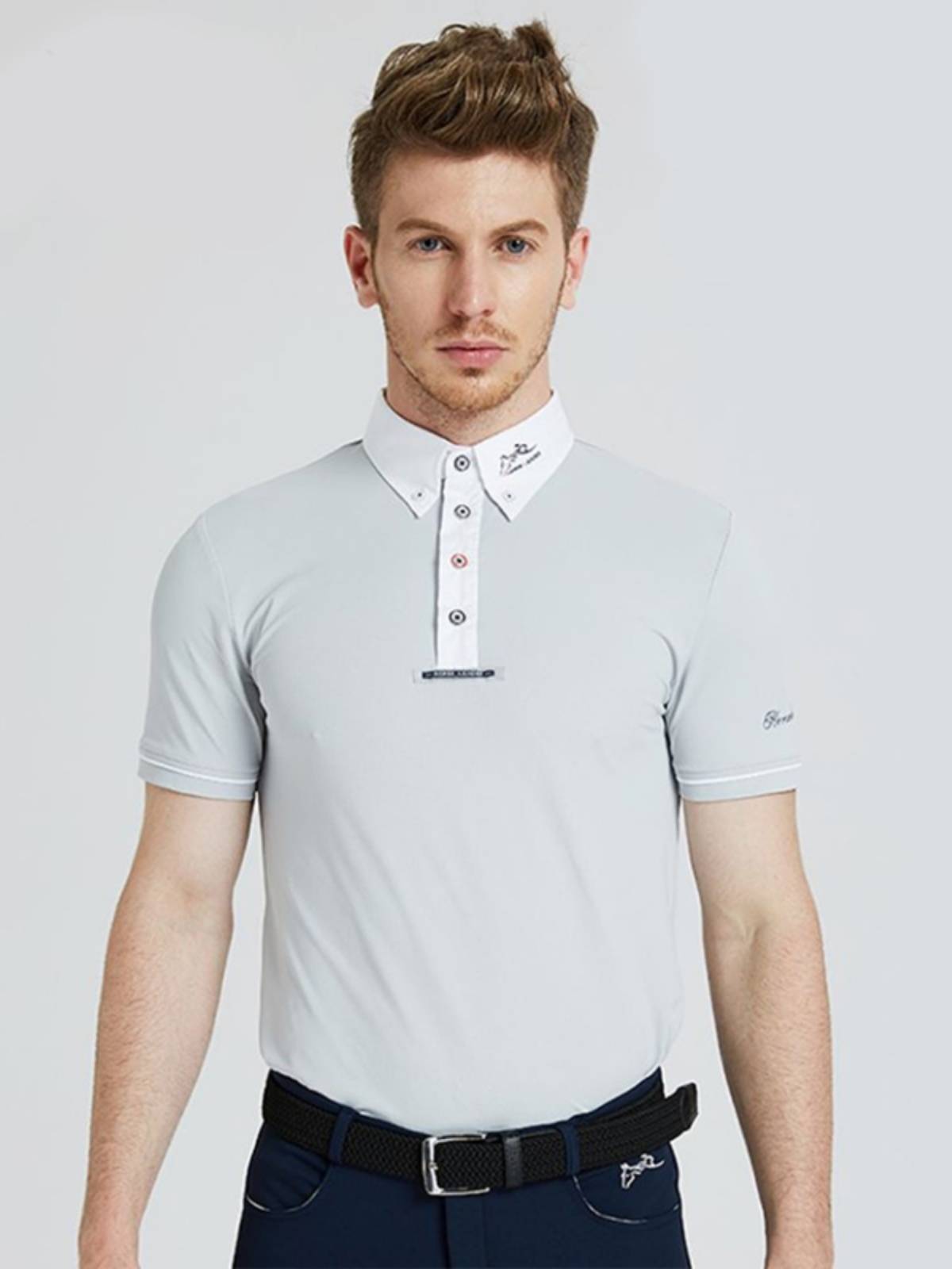 HorseLeader Equestrian short -sleeved T -shirt in summer thin equestrian clothing male knight clothing ride riding equipment