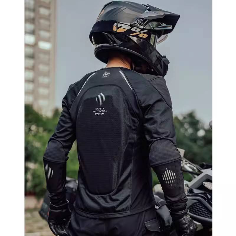 Duhan motorcycle riding service airflow nursing armor lilies and locomotive anti -falling summer breathable protective knights service men and women