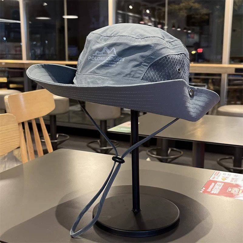 Shanxin sun hat Men and women hiking mountain camping fisherman hat outdoor fishing anti -ultraviolet western denim hat
