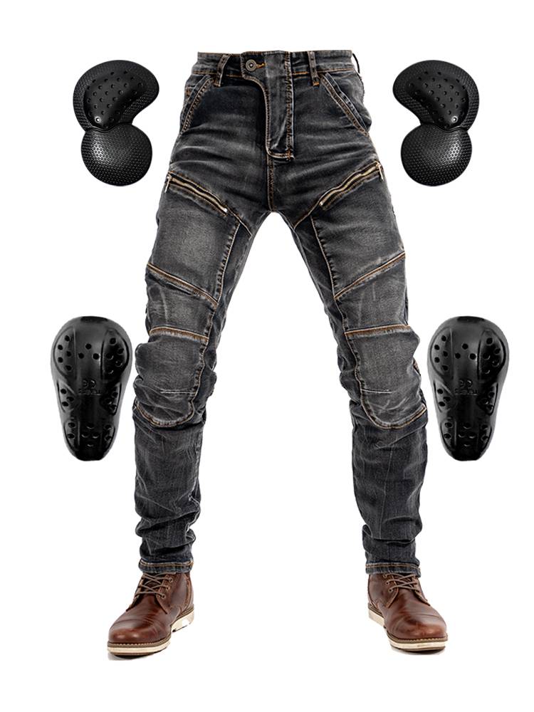 MOTO PANTS Kafera motorcycle jeans men and women high bullet car riding knight pants racing pants