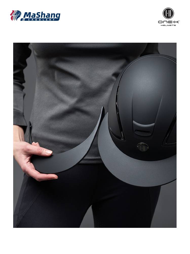 American imported OneK Equestrian helmet matte horse riding helmet can adjust the brim knights with men and women