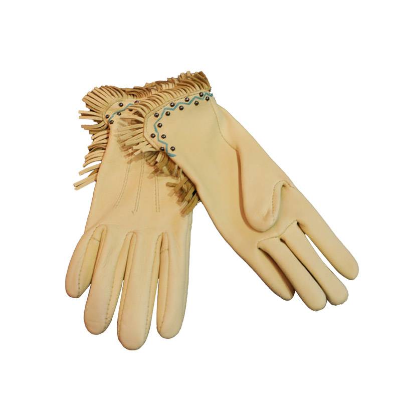American craftsman hand -made Liu Su deer gloves equestrian gloves glove wear -resistant professional knight gloves