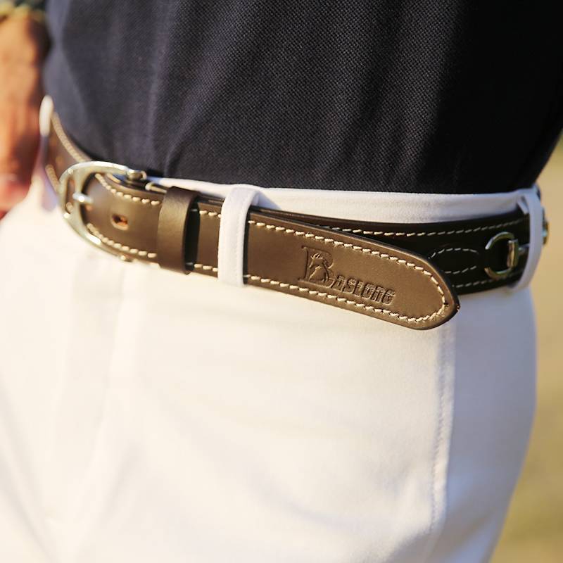 Eight -foot dragon equestrian belt riding caron leather belt horse pants accessories equestrian supplies riding equipment rider equipment knight supplies