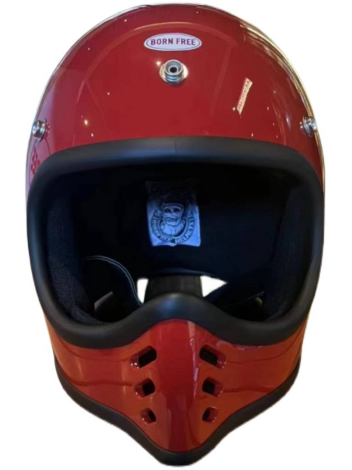 Bornfree helmet body helmet retro locomotive full helmet MINI MOTO3 Classic Morning House Helmet Harley Indian