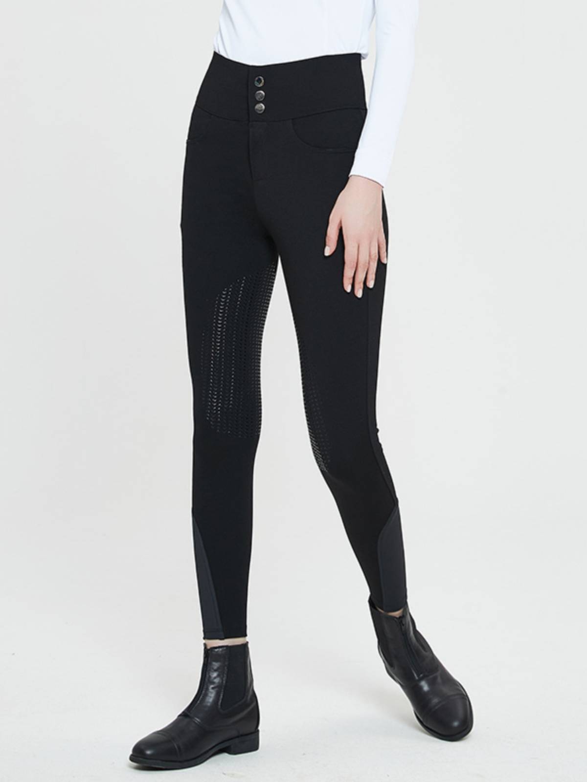 The high-backed horsepants, half-silk, four seasons of knights with their pants slid-resistant and grind-resistant horse-backing