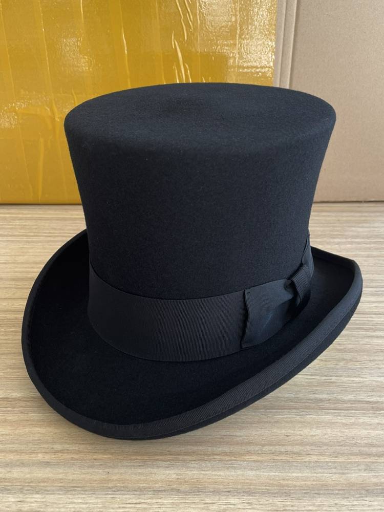 18cm wool high top hat/presidential hat/gentleman hat/magic hat/equestrian hat/color complete color
