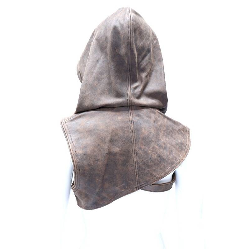 Medieval Gothic Frozen Assassin's Creed Creed Leather Witcher Hat Handsome Milly Linking Leather Hat