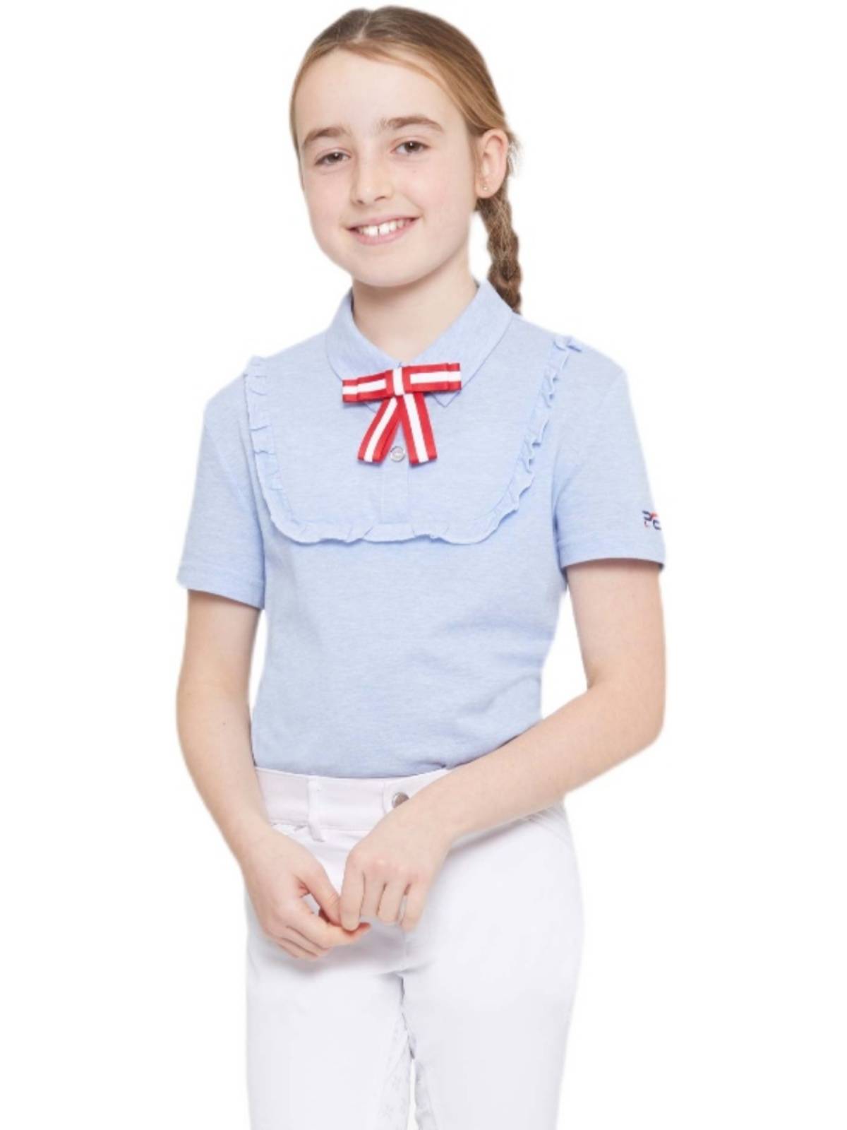 [PE Official Enterprise Store] BEAU Children's Female Knight Short -sleeved Equestrian Clothing