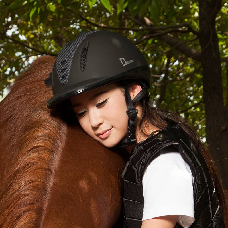 Eight -foot dragon children's adult equestrian equipment equestrian helmet women breathable can adjust the horse riding hat male knight helmet