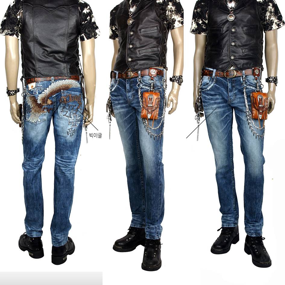 Korean embroidered Harley Indian-carpowdered man with a body of personality-like twilight