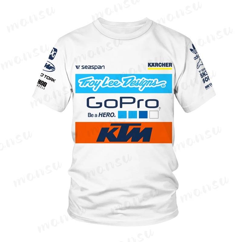 2024 new KTM motorcycle off -road riding service locomotive Knight equipment quick surrender short -sleeved T -shirt speed dry clothes