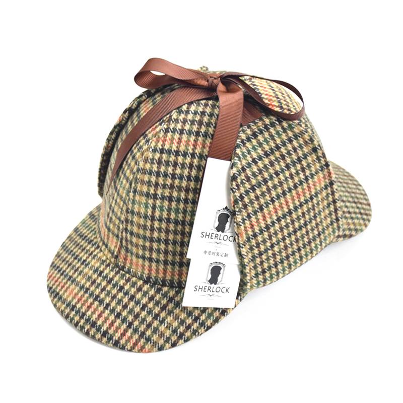 Genuine Detective Sherlock Holbers Holmeter Holmes Hat Host Host Pikachu Detective Hat Blessing Sherlock
