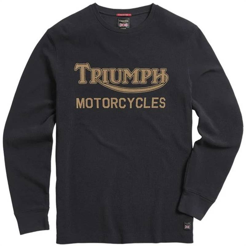 Triumph retro long -sleeved long -sleeved motorcycle clothing breathable fast -drying mountain vehicle off -road locomotive sunscreen rider T -shirt man