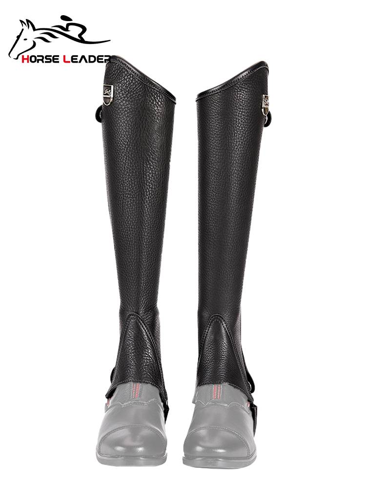 HorseLeader Equestrian Legs Equestrian Equestrian Equestnically Pacific Adult Men and Women's Leather Knight Protect