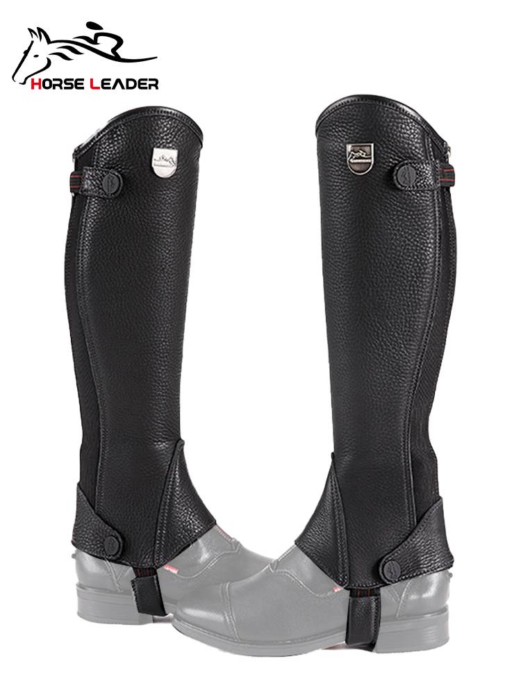 HorseLeader Equestrian Legs Equestrian Equestrian Equestnically Pacific Adult Men and Women's Leather Knight Protect