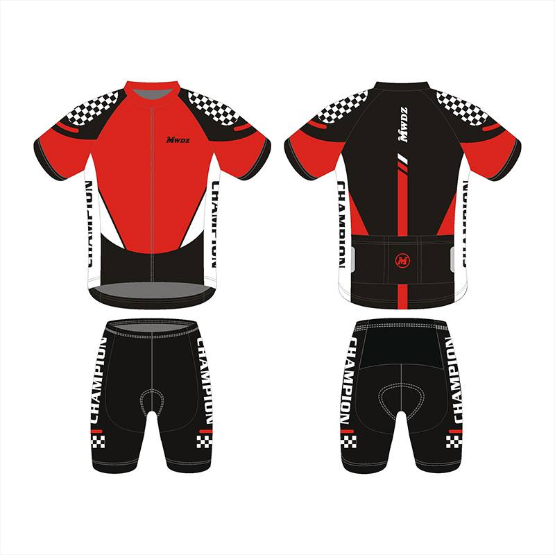 Summer Children's Cycling Services Balanced Car Long Short -sleeved Thin Fast Dry Bad wheels Men and Women's Set Watch Show