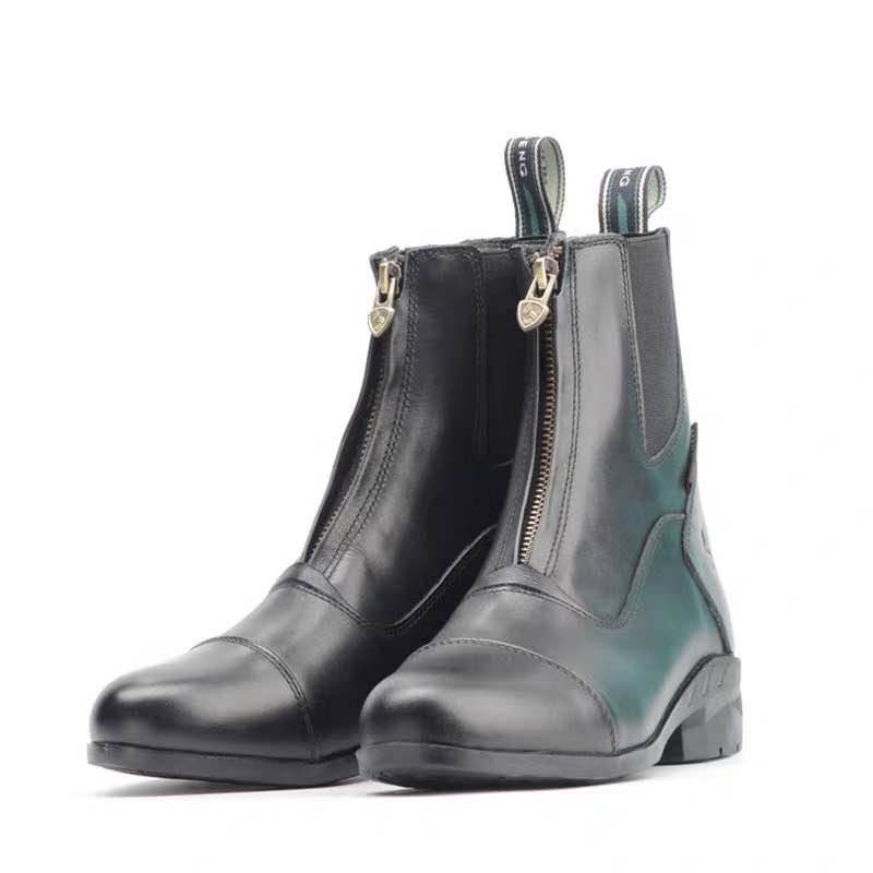Ride short boots for oxen-skin boys and girls to compete for a professional horse-kitting kit for boot-impaired boots
