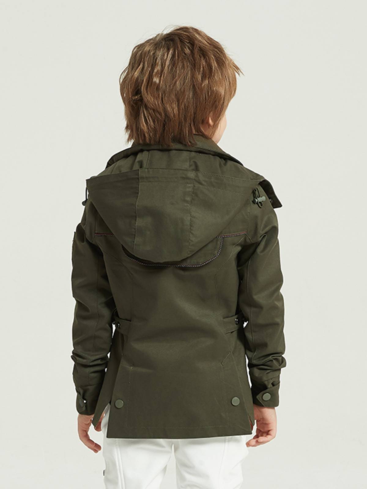 Epona Children's Military Installation Wind Mid -length Parker Equestrian jacket casual warmth comfortable and comfortable knight equipment