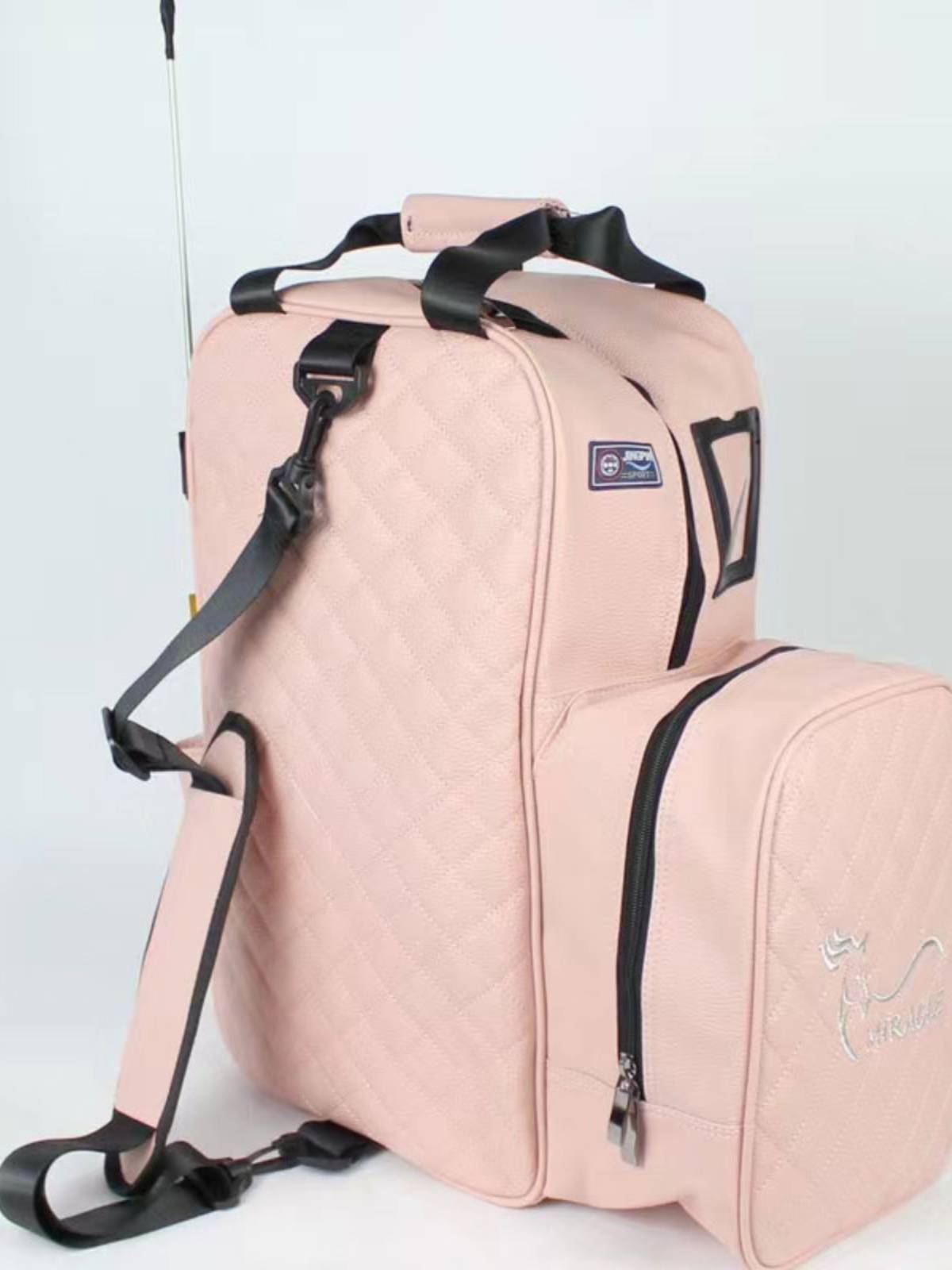 A kit for horseback training and boots and a kit for helmets and children's kit for waterproof storage
