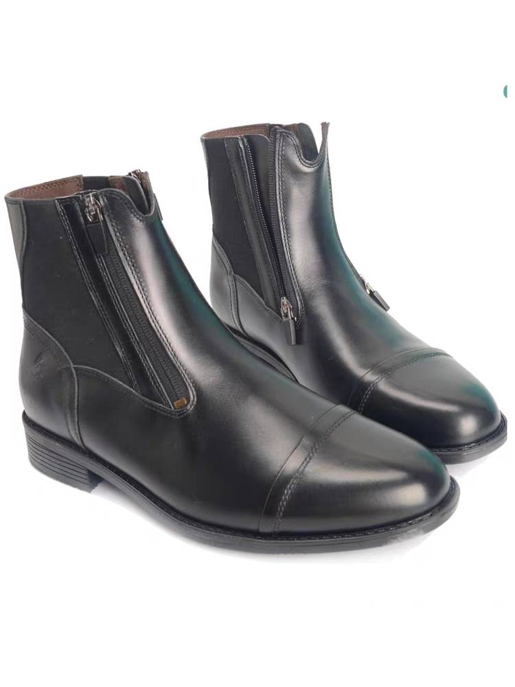 Horse boots, male and female, short-skin, short-chained, blue-chained knights, pairs of classic rubber-floor air-gas boots, horse-riding gear