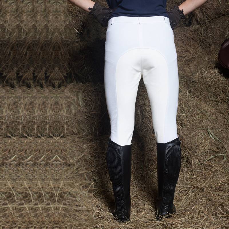 Eight -foot dragon spring and autumn horse pants white horse -riding pants ride riding equipment equestrian horse pants horses