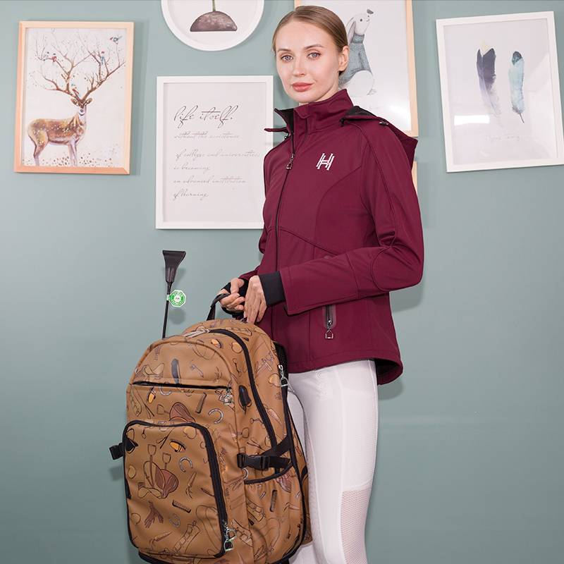 Hello Horse Italian Cavaliers Back Backpack Waterproof Equestnically Equestrian Equestrian Equipment Equipment