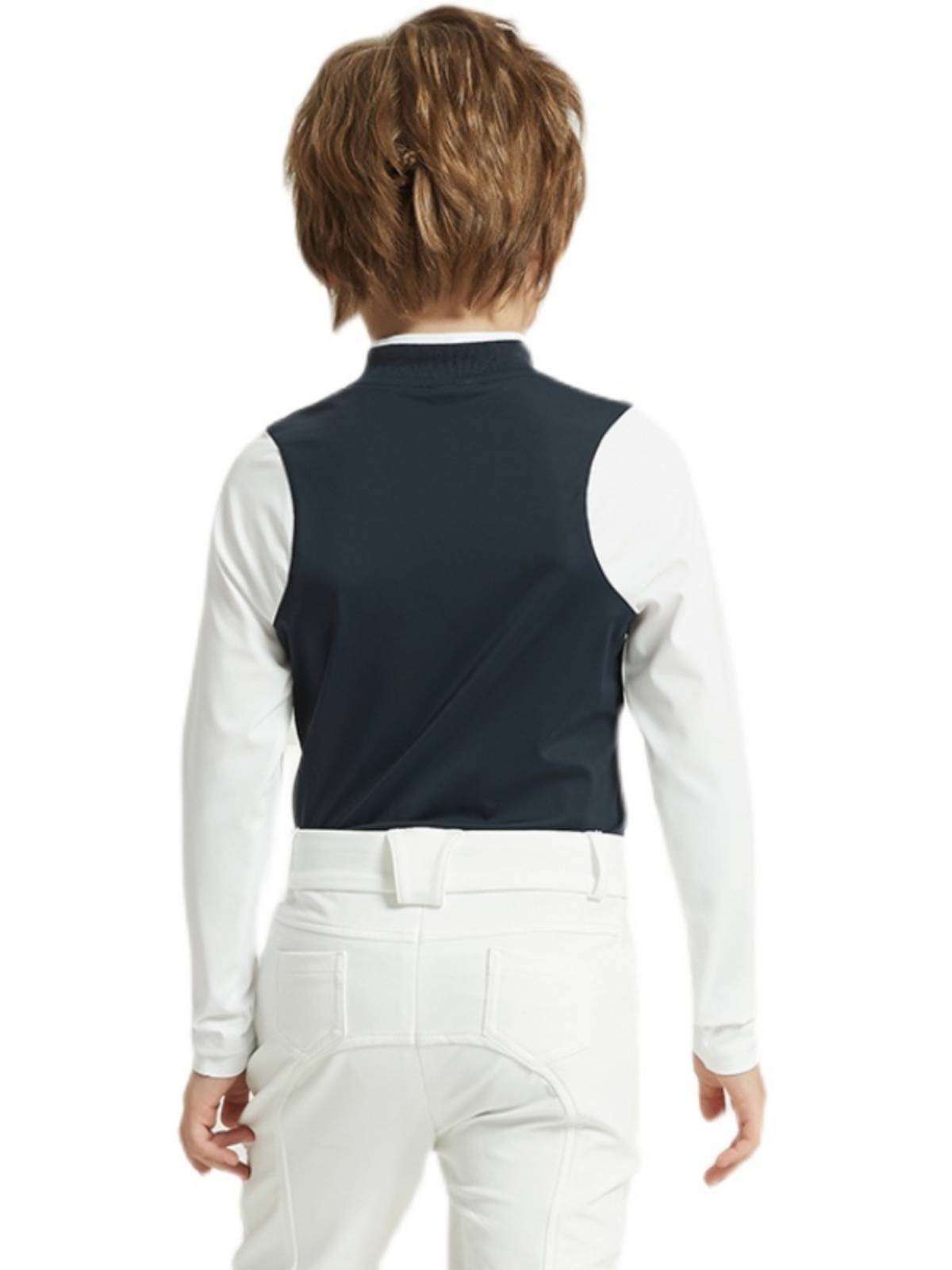 Epona Children's Spring and Autumn Polo Polo Shirt Stitch Cavaliers Equestrian Sports Comfortable and Patient