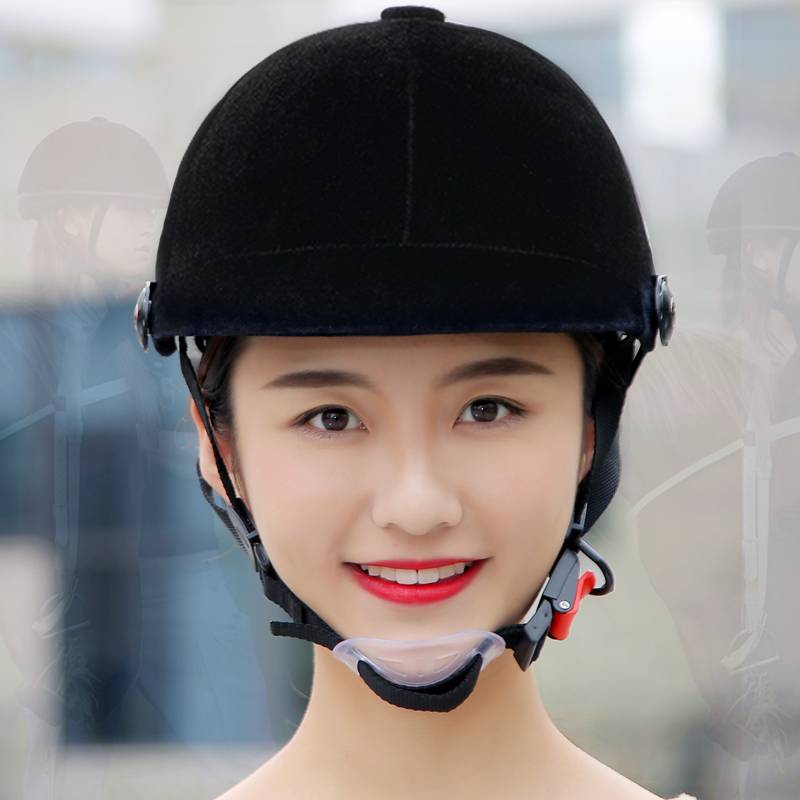 Vented Equestrian helmet Sports Helmet Gold Velvet Helmet Golden Crown Silver Crown Fashion Personal Horse Horse
