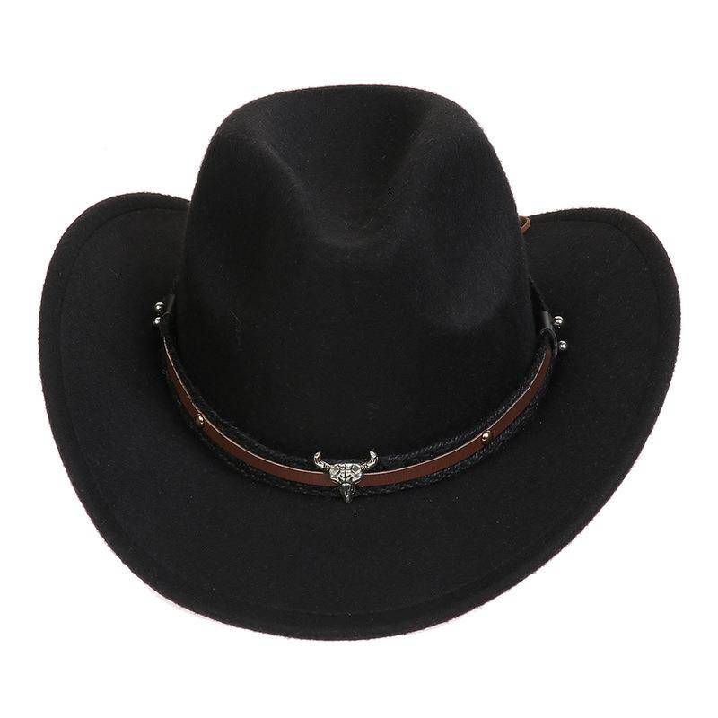 Monk Tibetan western cowboy hats riding horse hats, national wind, old knight hats, fur hats, horse-to-mony hats