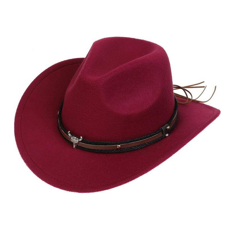 Monk Tibetan western cowboy hats riding horse hats, national wind, old knight hats, fur hats, horse-to-mony hats