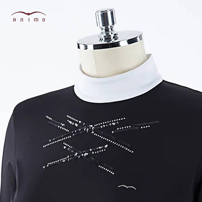 Ms. ANIMO long -sleeved T -shirt BIENTOT Equestrian Equipment Permanent T -shirt Equestnia Equestnium Equipment Equipment
