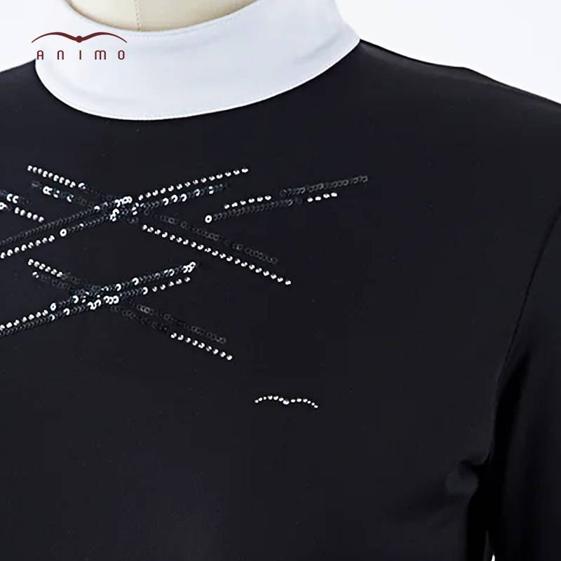 Ms. ANIMO long -sleeved T -shirt BIENTOT Equestrian Equipment Permanent T -shirt Equestnia Equestnium Equipment Equipment