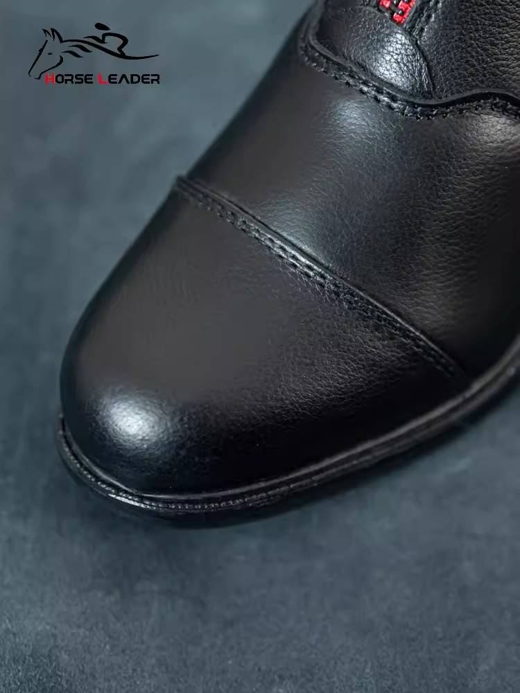 Children's equestrian boots four seasons, wear -resistant and breathable horse cowhide anti -slip boots men's and female rider equipment