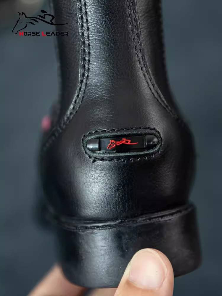 Children's equestrian boots four seasons, wear -resistant and breathable horse cowhide anti -slip boots men's and female rider equipment
