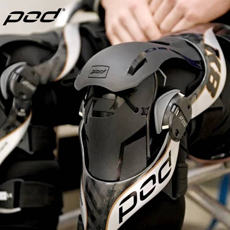 POD carbon fiber maintenance knee motorcycle riding protective geographical prevention and falling legs off -road competition protection equipment K4K8