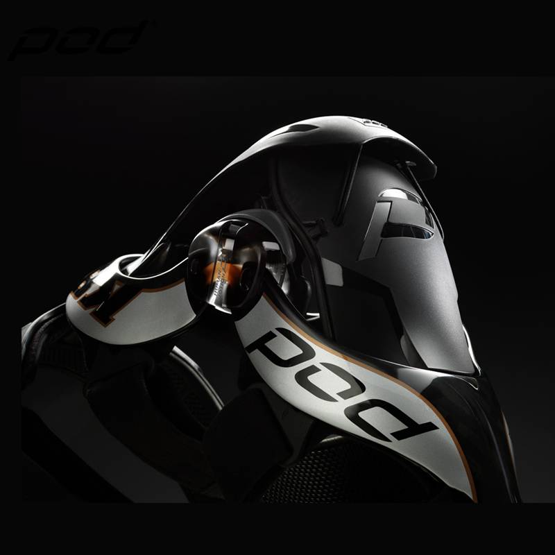 POD carbon fiber maintenance knee motorcycle riding protective geographical prevention and falling legs off -road competition protection equipment K4K8