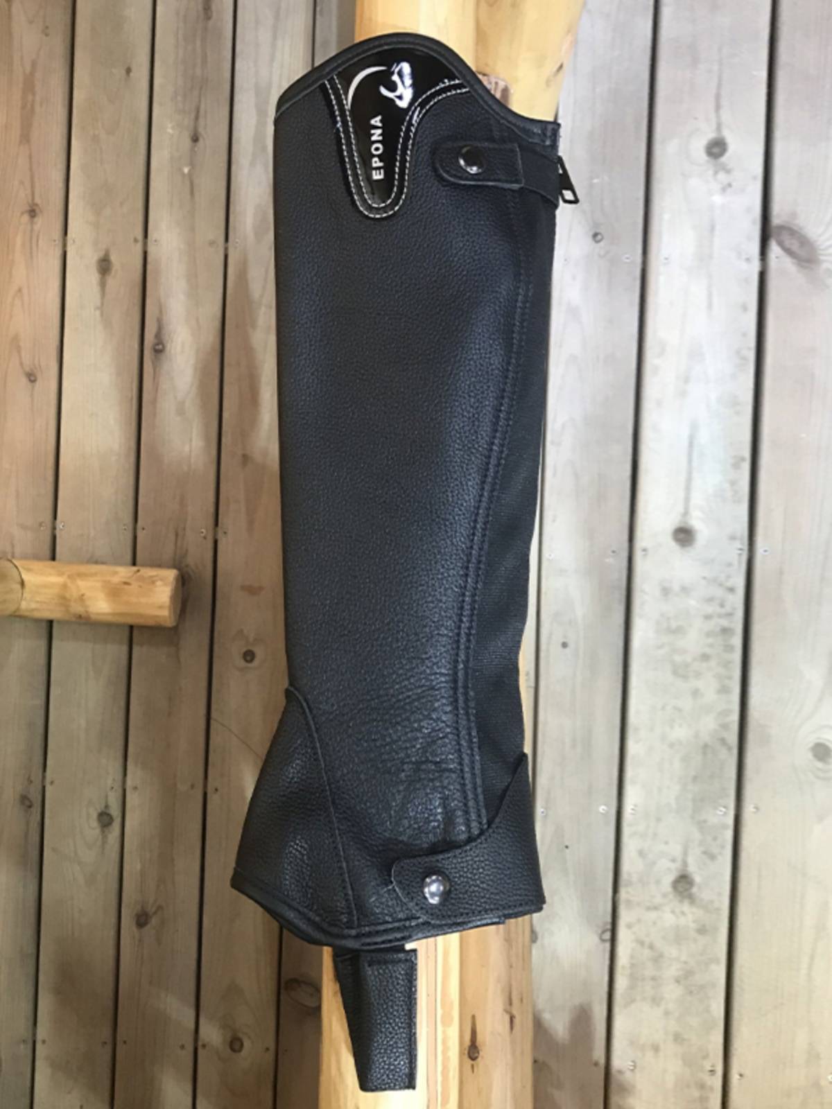 EPONA Equestrian Legs Protective Adult Children Type Cowhide Legs Precare Equestrian Equestrian Cavaliers Equipment
