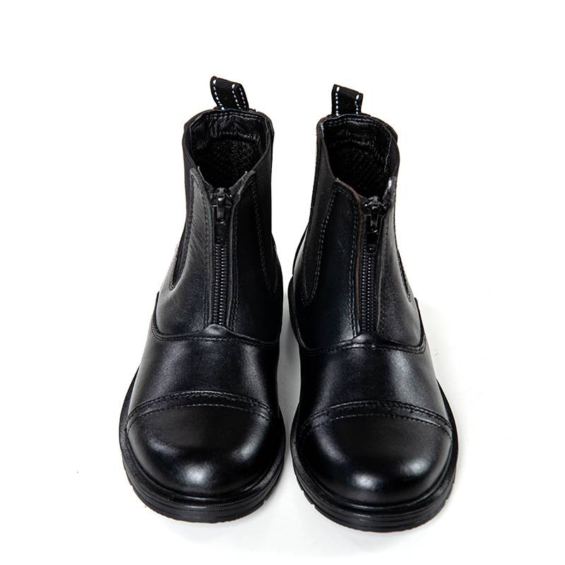 Children's cowhide equestrian supplies Equipped on horse -up training professional competition anti -skid obstacle race knight boots