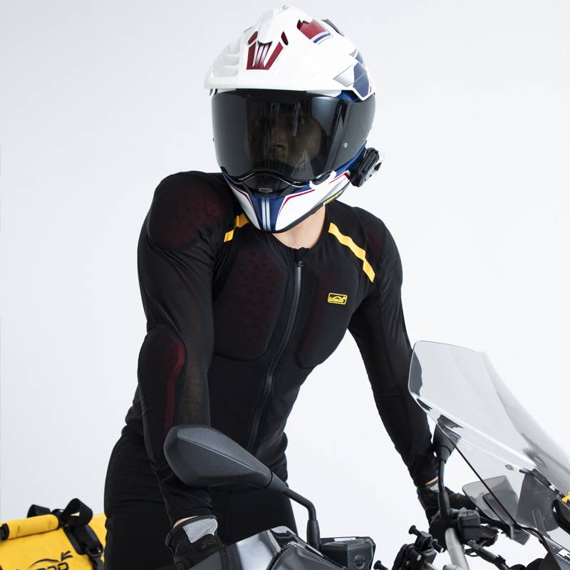 LOBOO radish motorcycle armor coat riding service summer locomotive anti -falling knight protective soft armor jacket set
