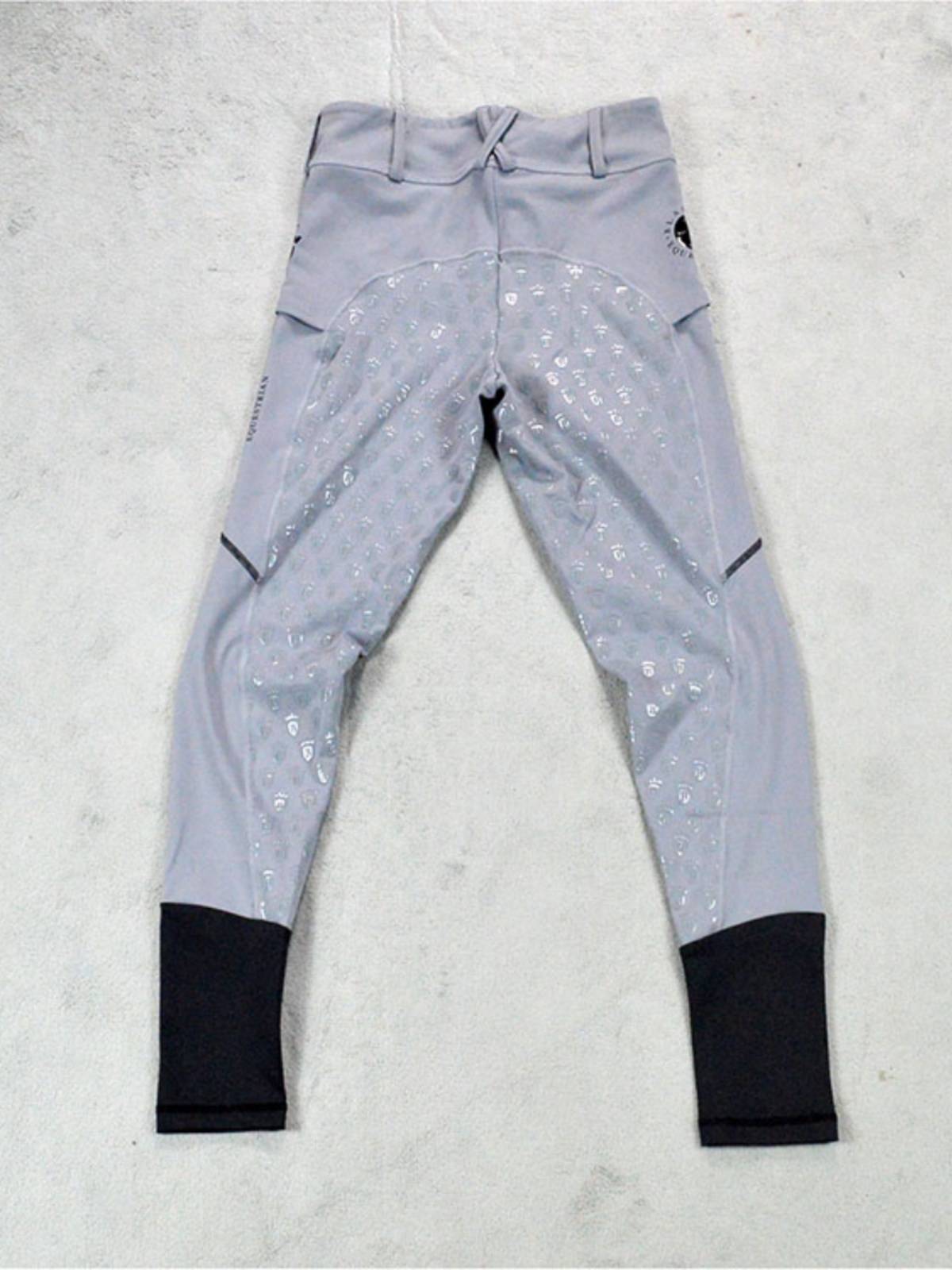 Women's equestrian trousers Knight equipped with tight cropped pants breathable fast -drying silicon glue defense