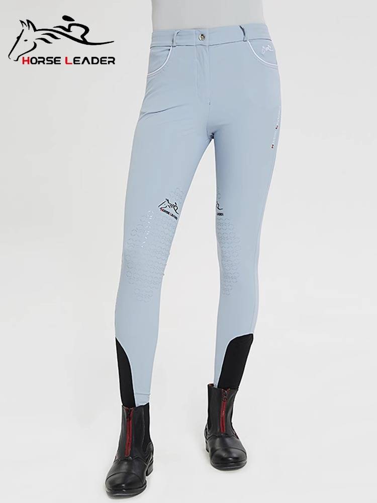 HorseLeader Equestrian Equipment Equestrian Horse Pants Female Summer Ultra -thin Silicone Anti -Sluting Knight Horse Pants