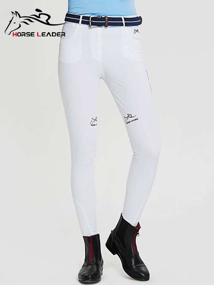 HorseLeader Equestrian Equipment Equestrian Horse Pants Female Summer Ultra -thin Silicone Anti -Sluting Knight Horse Pants