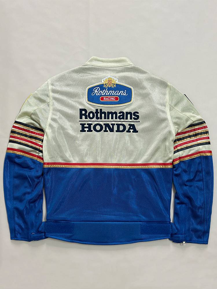 Honda Lefu Men Riding locomotive Retro jacket Motorcycle Motorcycle Summer Net Eyes Bang Chin NSR250 Jacket Male