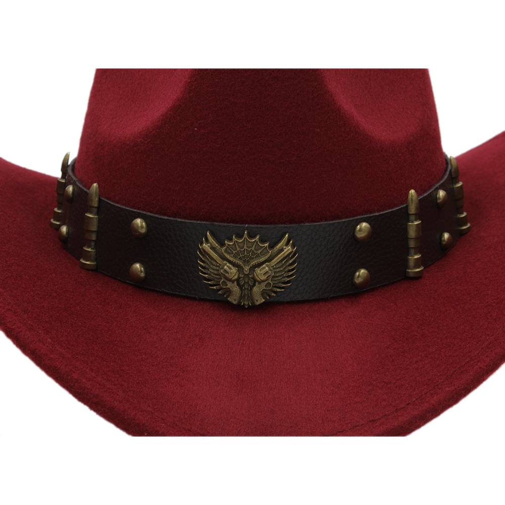 3 sizes of large head fence can adjust spring, autumn and winter, parent -child, male, female, girls and girls wool western denim hats